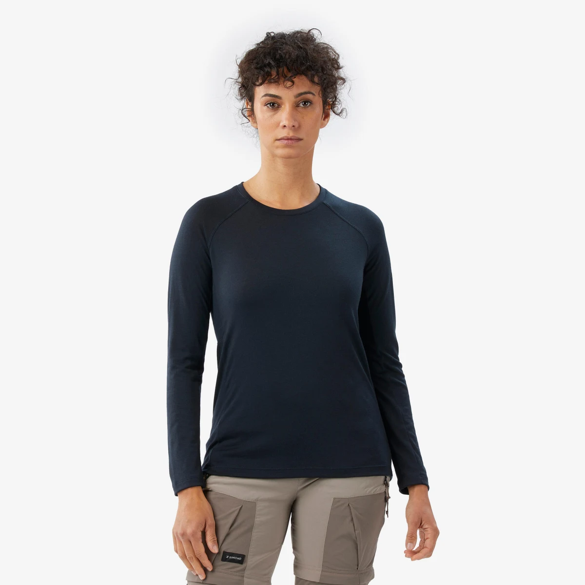 SIMOND Dámske tričko Merino Resist dlhý rukáv modré XS · záber 1