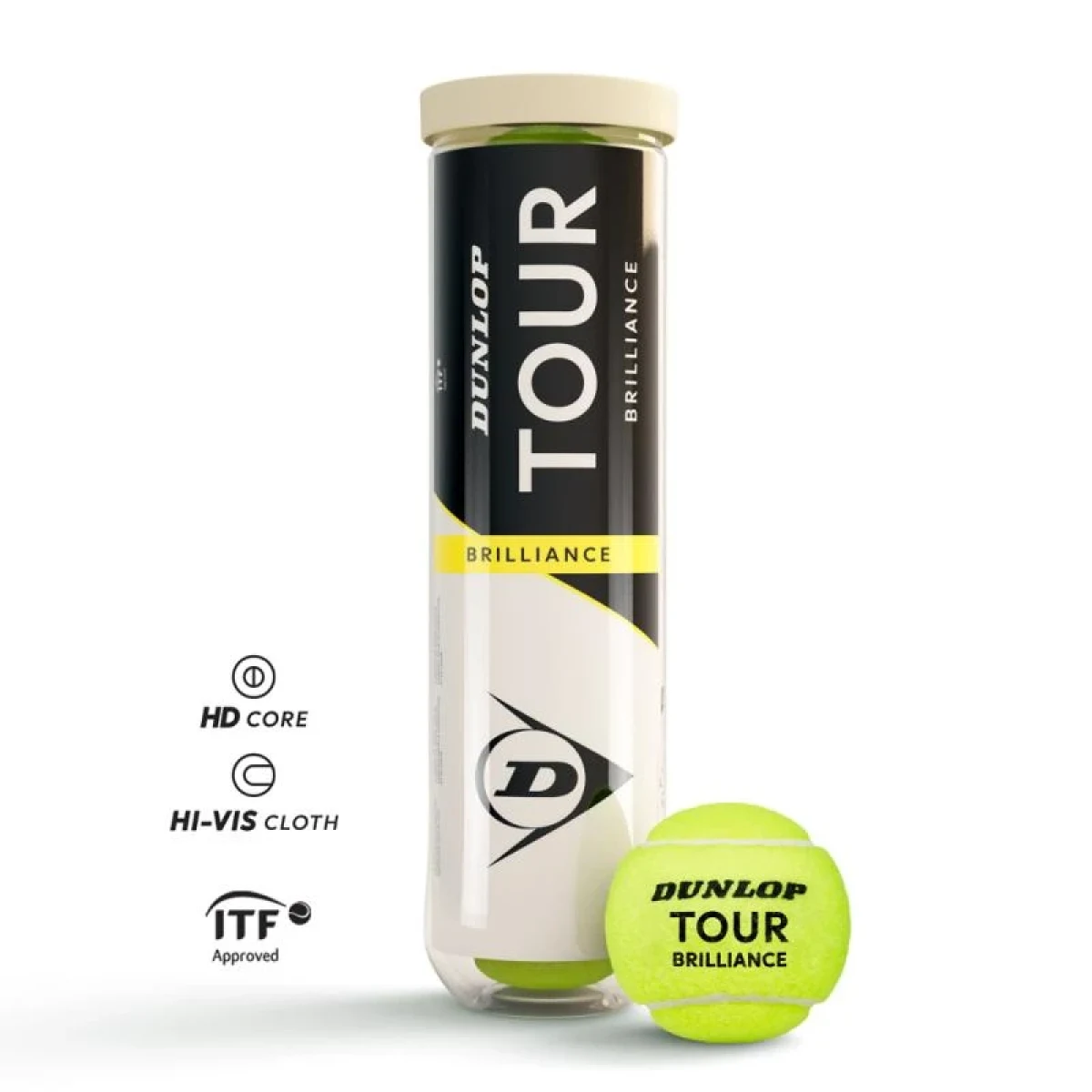 DUNLOP TOUR Brilliance 4BP Tenisové míče · záber 1