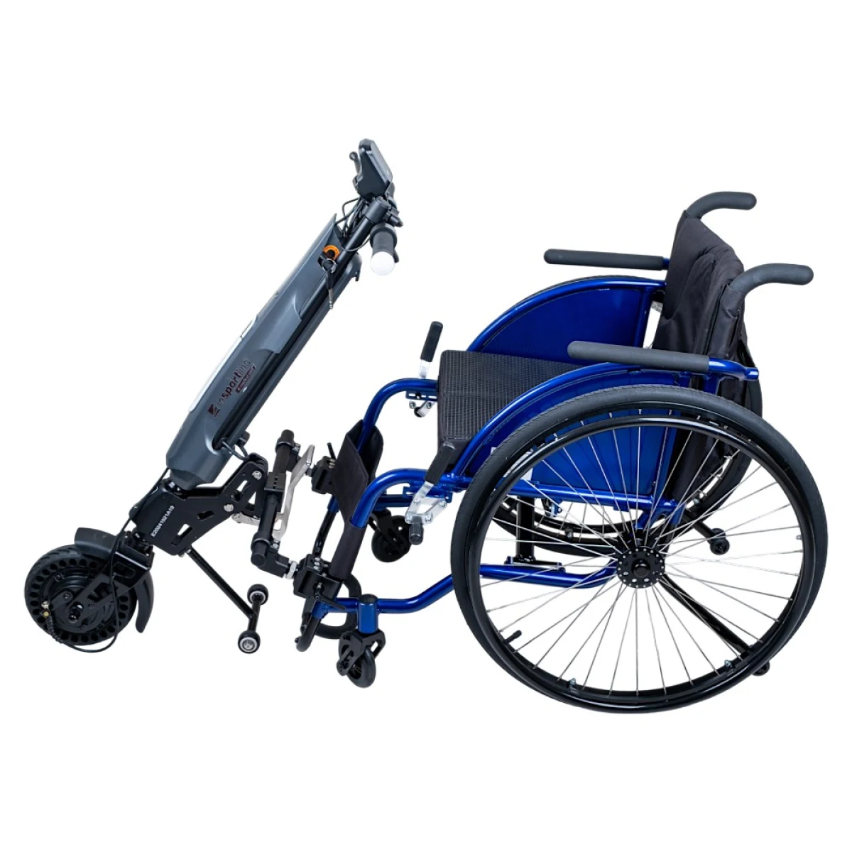 Mechanický skladací športový invalidný vozík inSPORTline Brenstark odľahčený s pohonom Oppatia · záber 2