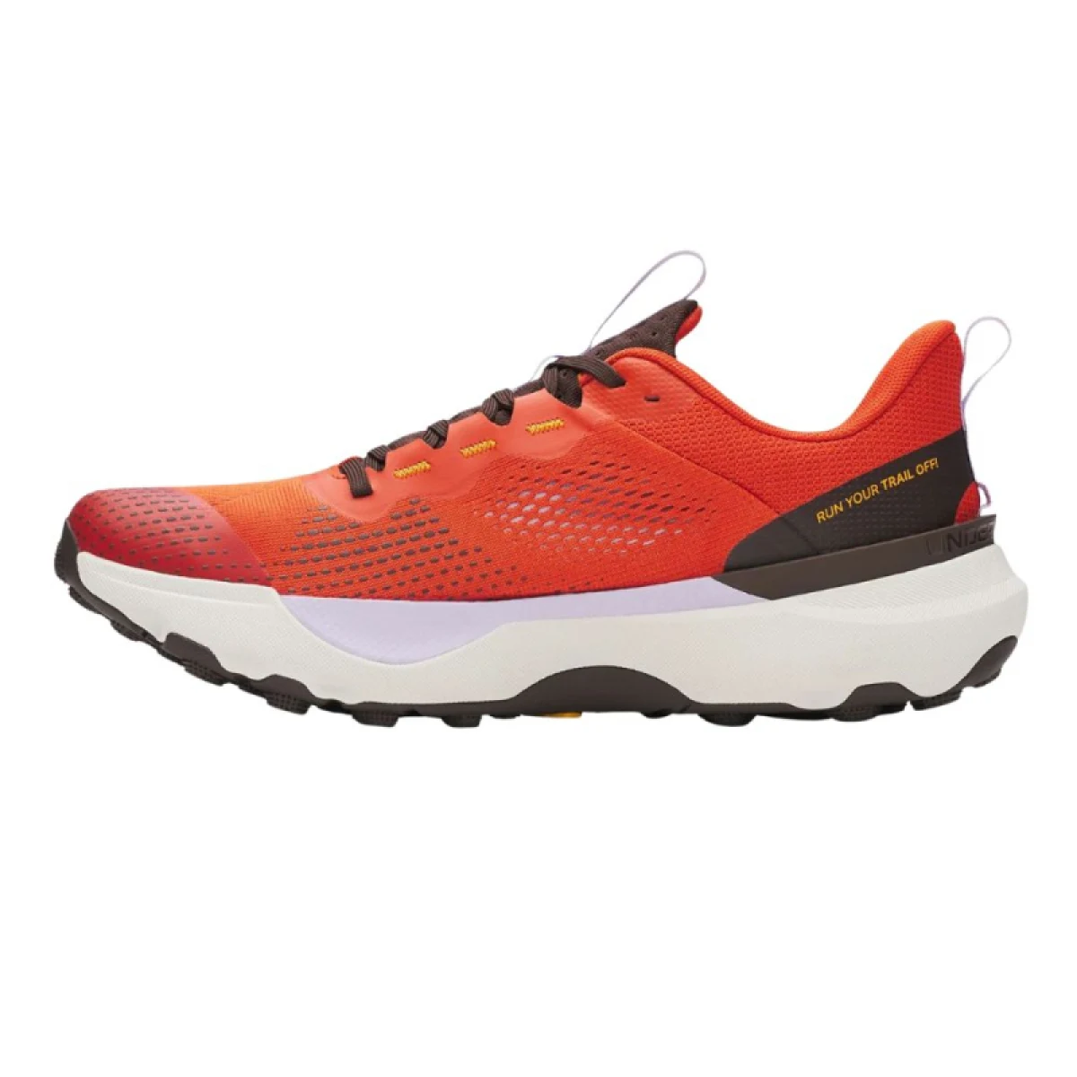 Pánska bežecká trailová obuv UNDER ARMOUR UA Infinite Pro Trail M surplus orange kona brown squad orange · záber 2