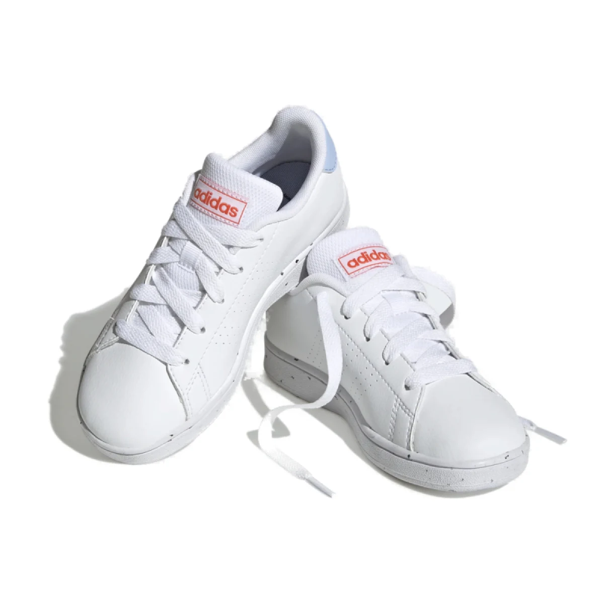 Lány szabadidőcipő ADIDAS Advantage Moana cloud white semi impact orange blue dawn · záber 4