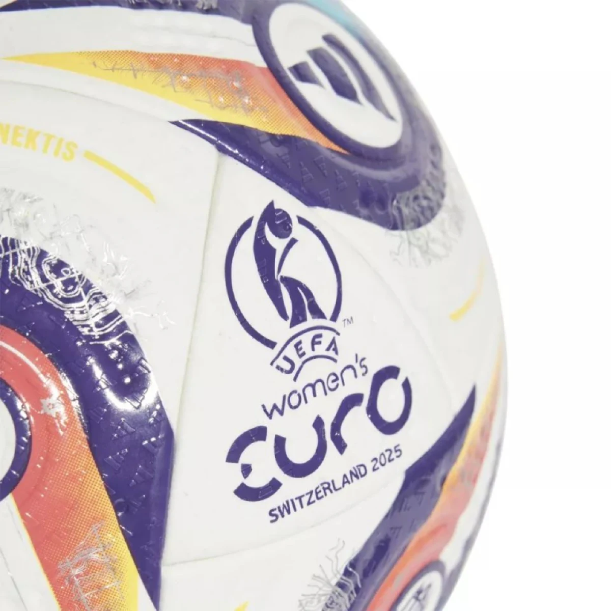 Fotbalový míč ADIDAS W EURO25 PRO WHITE PANTON PANTON · záber 2