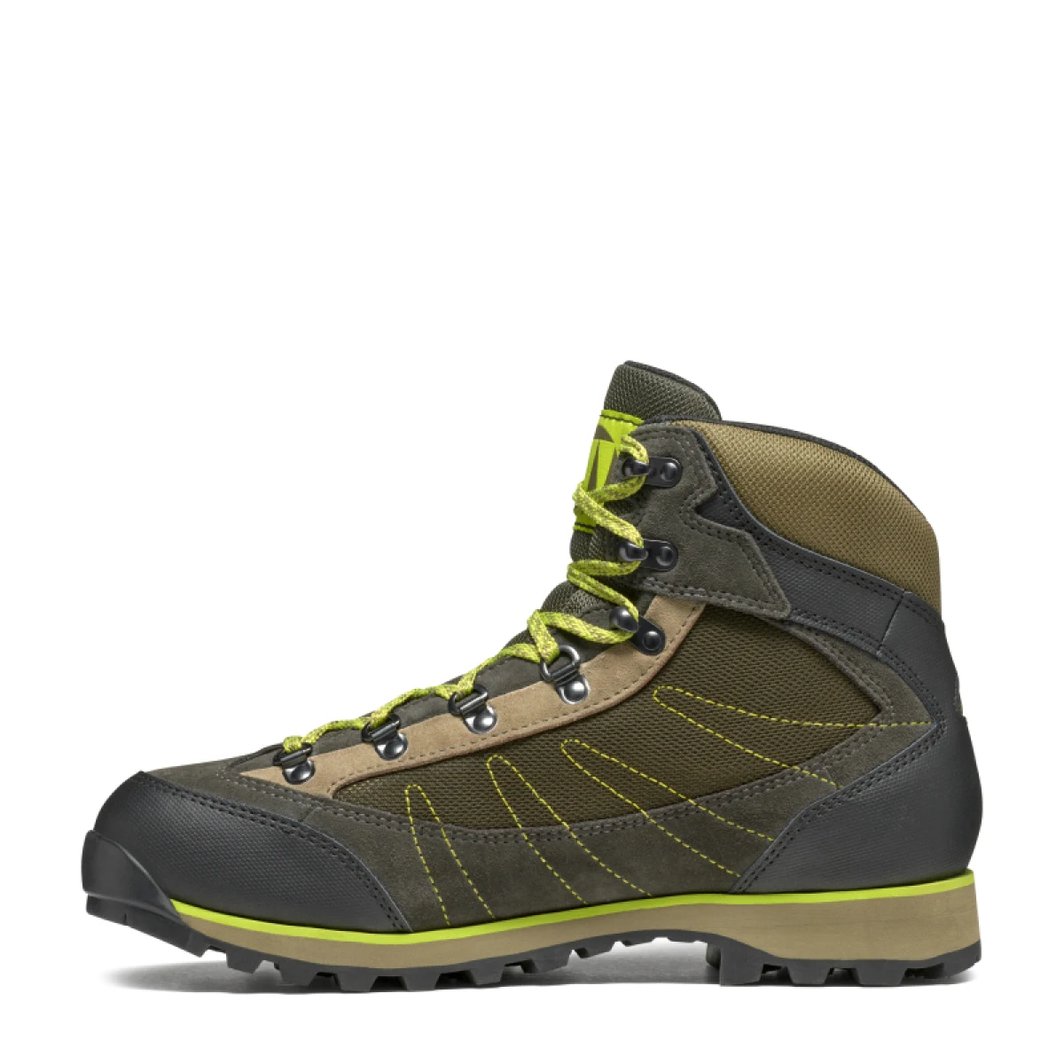 Pánská vysoká turistická obuv TECNICA Makalu IV GTX Ms, dark green light green · záber 3