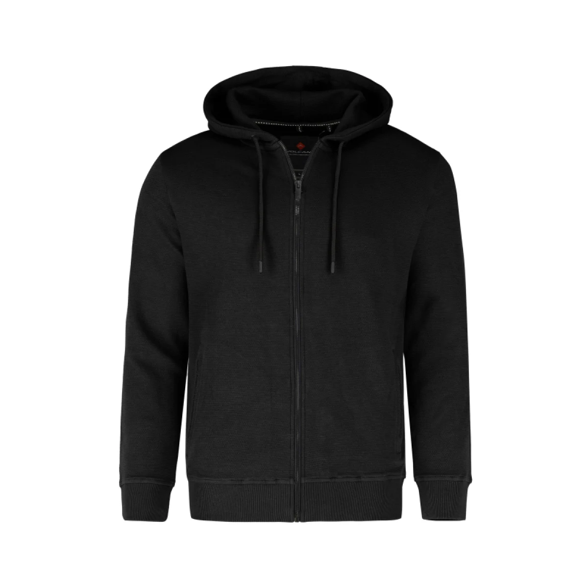 Pánska mikina so zipsom VOLCANO B-LERMO-700-BLACK · záber 5