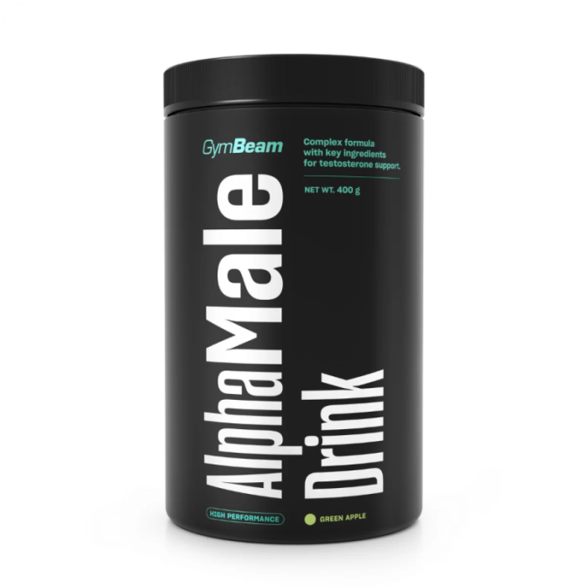 AlphaMale Drink - GymBeam - Вкус: Зелена ябълка | Тегло: 0,4 g | Опаковка: 20 · záber 1
