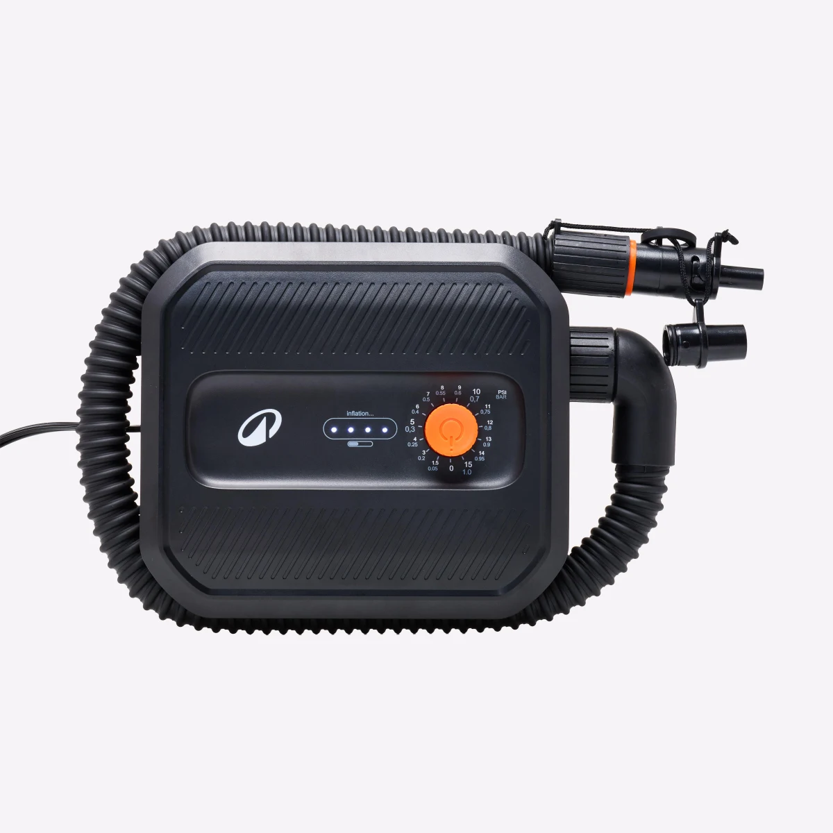 DECATHLON Elektrická pumpa PEHP 50 (1 – 15 PSI, 12 V) pre SUP a kajaky čierna bez · záber 1