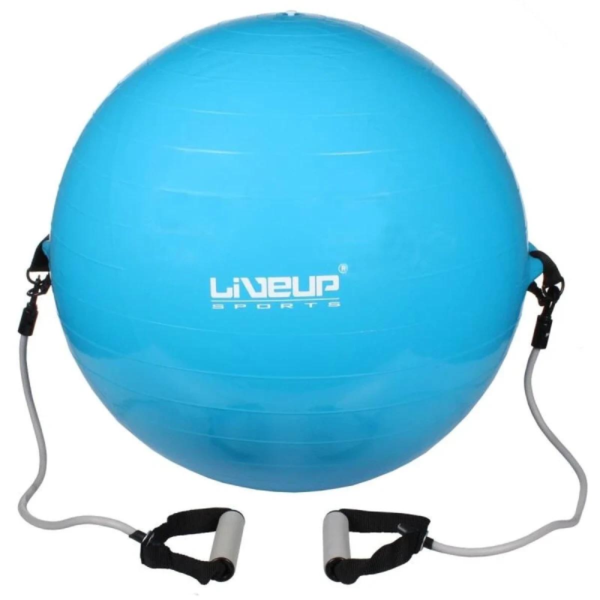 LiveUp Flex LS3227 gymball s expandery modrá · záber 1