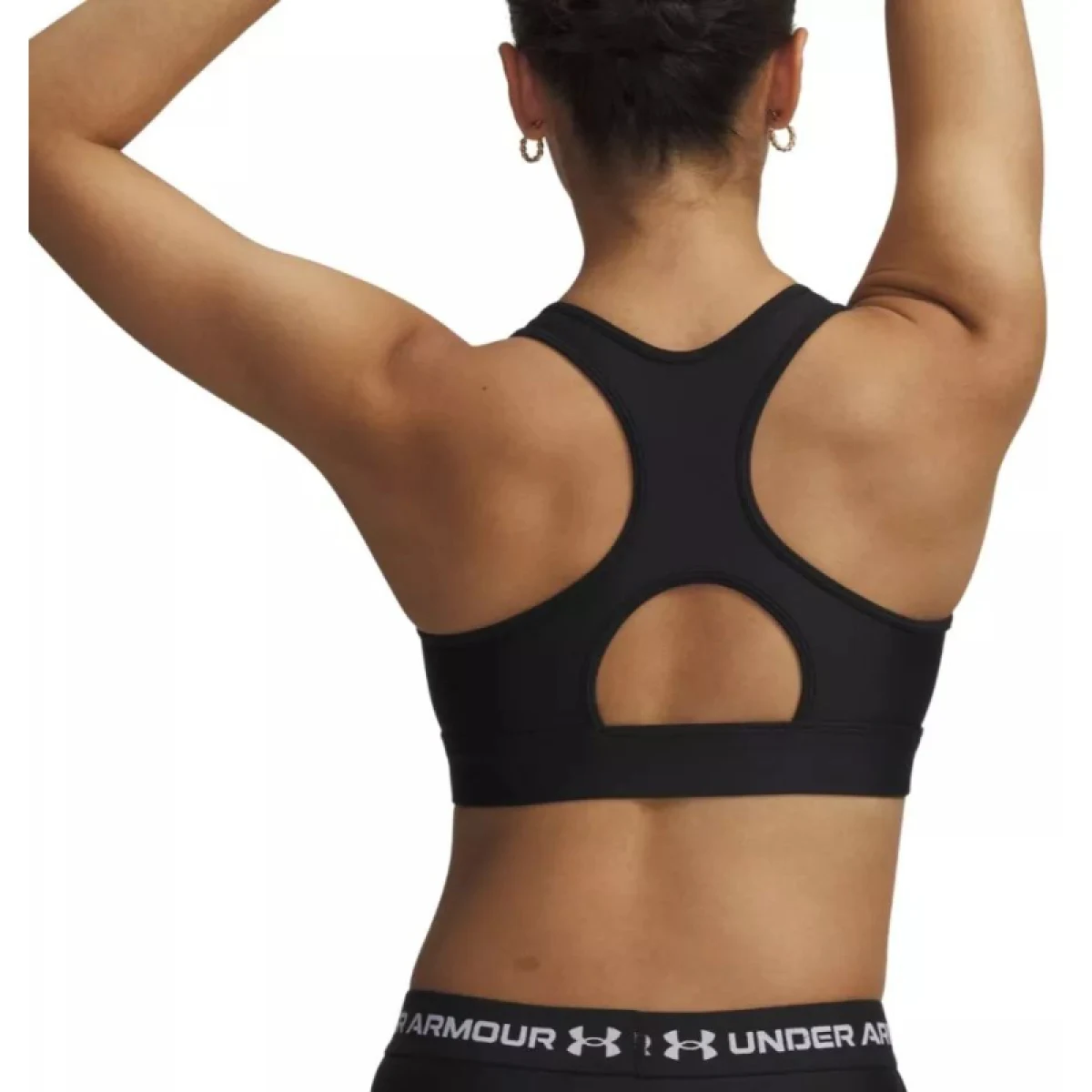 Kompresná podprsenka UNDER ARMOUR HeatGear Mid-BLK · záber 4