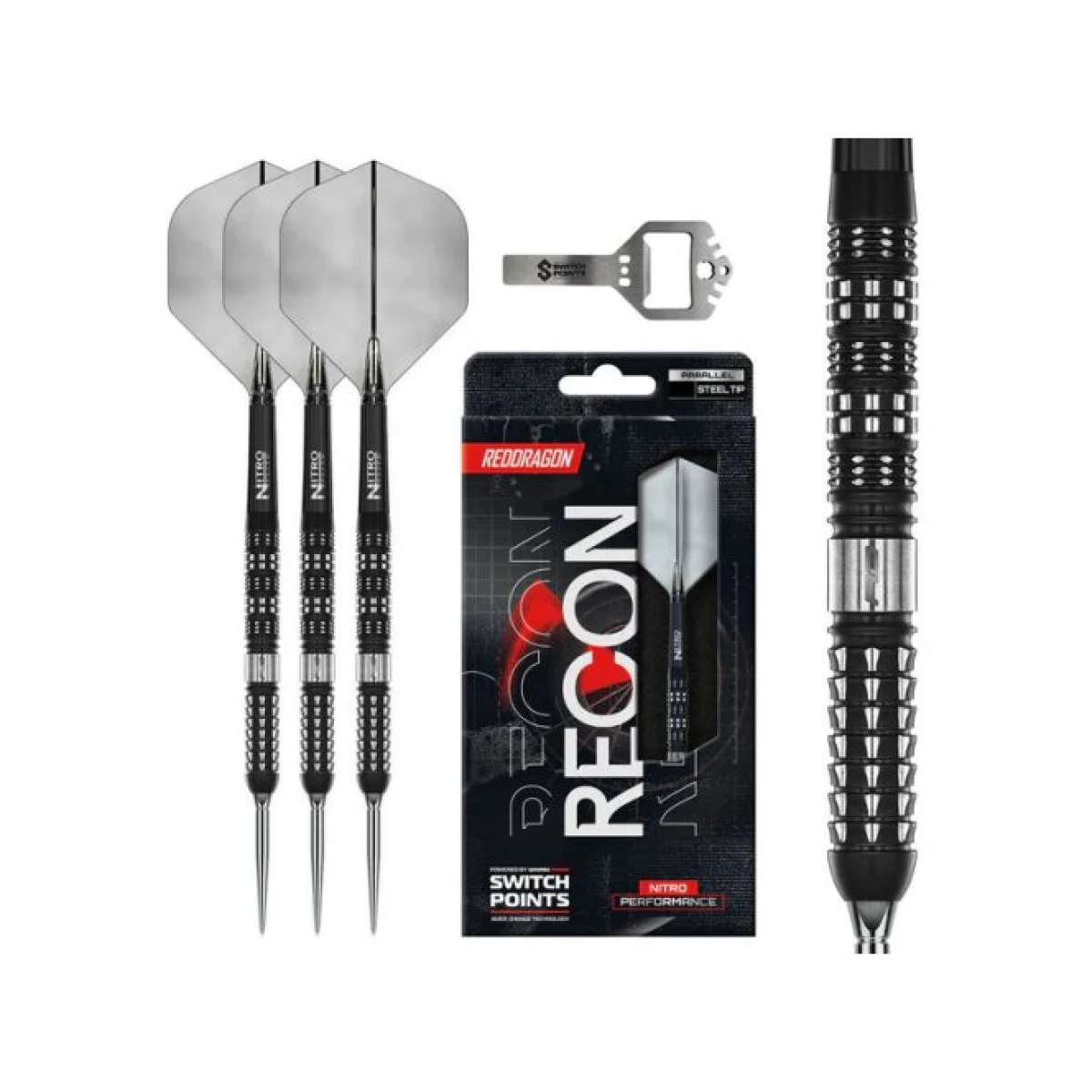Dart szett Red Dragon steel Recon Parallel Switch Point 22g 90% · záber 2