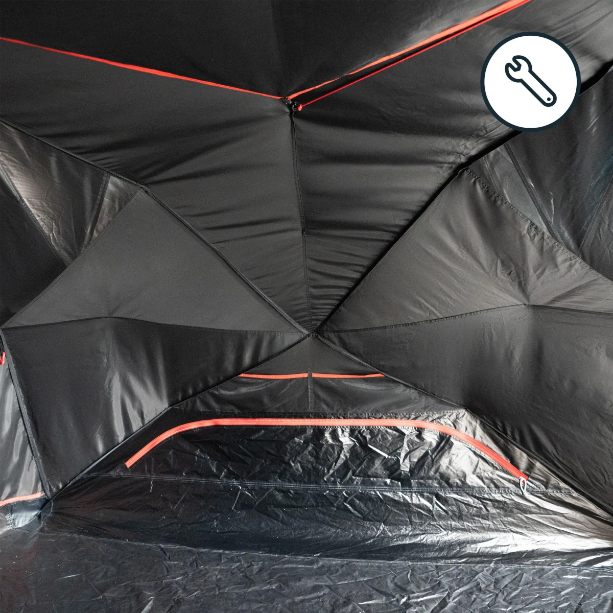 QUECHUA Spálňa – náhradný diel pre stan 2 Seconds Easy Fresh&Black pre 3 osoby bez · záber 1