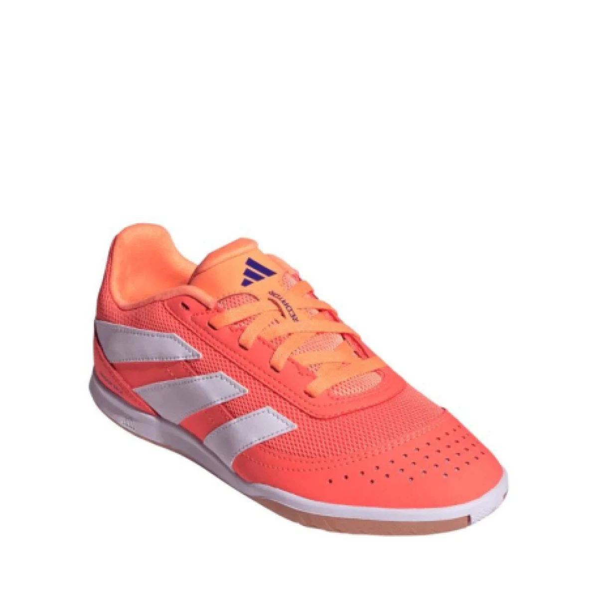 Chlapčenské futbalové kopačky halové ADIDAS Predator Club Jr IC signal coral cloud white beam orange · záber 1