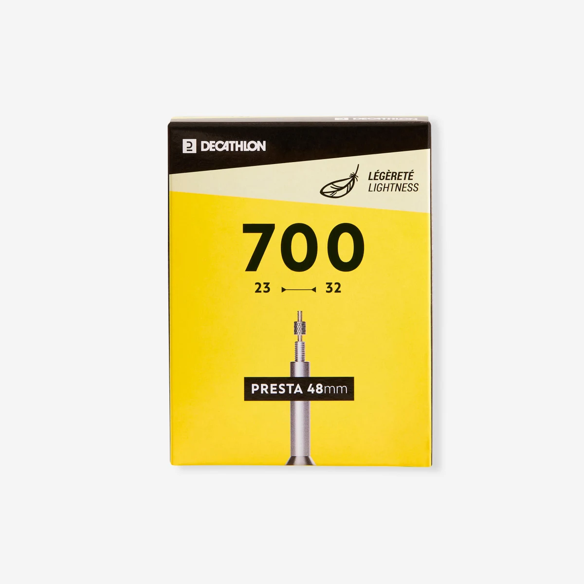 DECATHLON Duša na cestný bicykel 700x23-32 Presta 48 Light bez · záber 1
