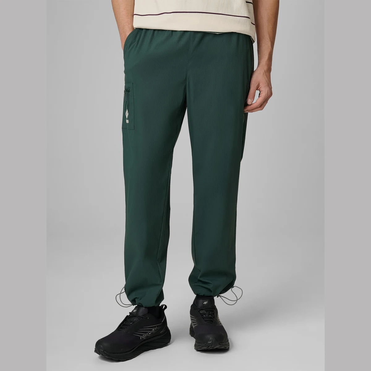 Casual kalhoty joggery pánské - zelené · záber 2