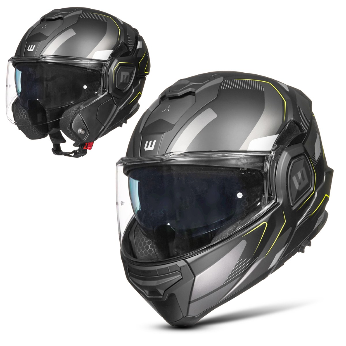 W-TEC Zoroz Matt Black-Fluo Pink - XS (53-54) · záber 2