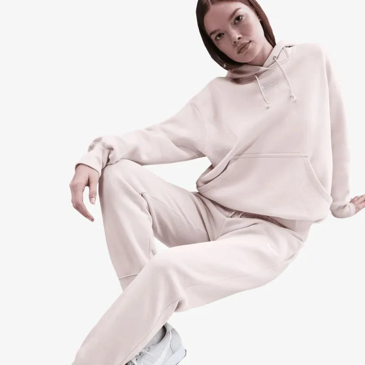 Dámske tepláky NIKE W NSW PHNX FLC MR PANT STD SILT RED SAIL · záber 5