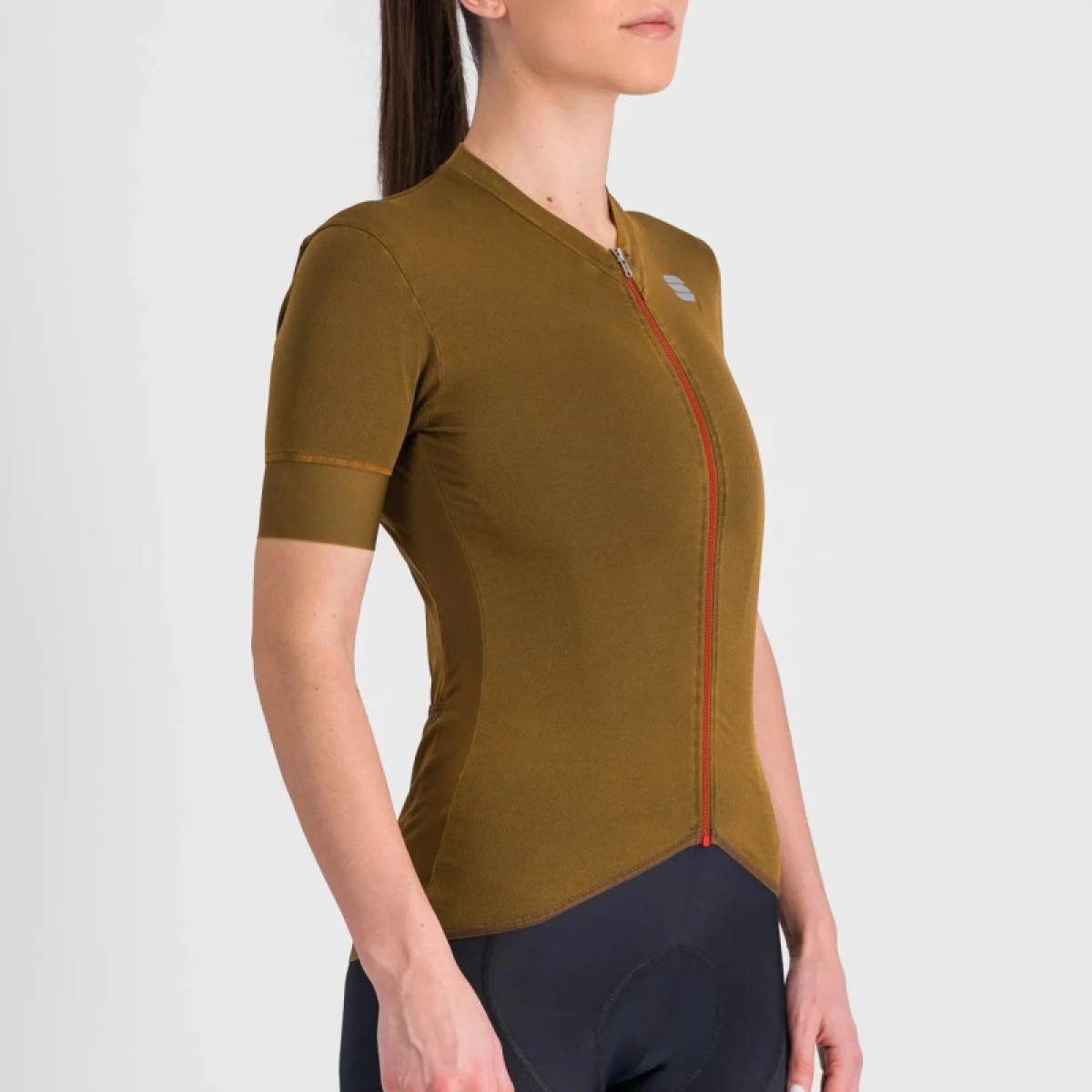 Dámský cyklistický dres s krátkým rukávem SPORTFUL Monocrom w jersey, liquorice · záber 4