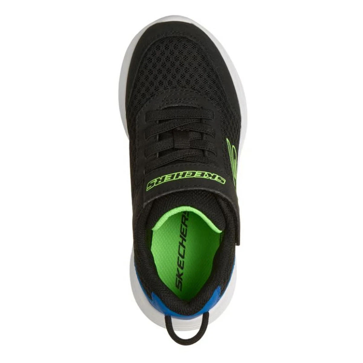Chlapčenská rekreačná obuv SKECHERS Go Run 400 V2 K black blue lime · záber 4