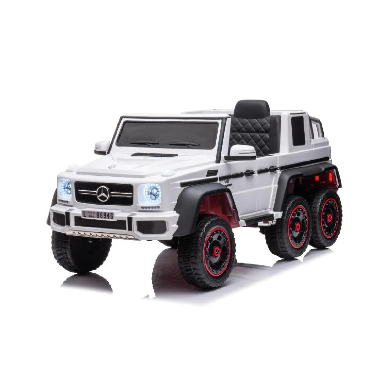 ELJET Dětské elektrické auto Mercedes G63 - 6 kol bílá/white · záber 1