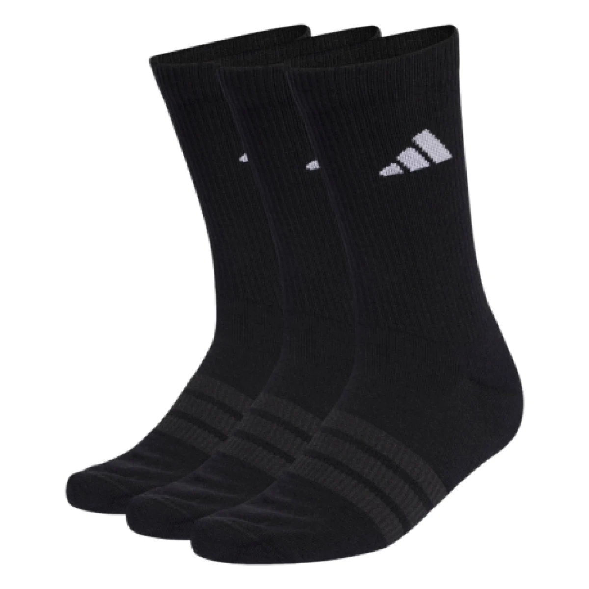 Ponožky ADIDAS 3PACK-C ESS CRW 3P BLACK BLACK WHITE · záber 1