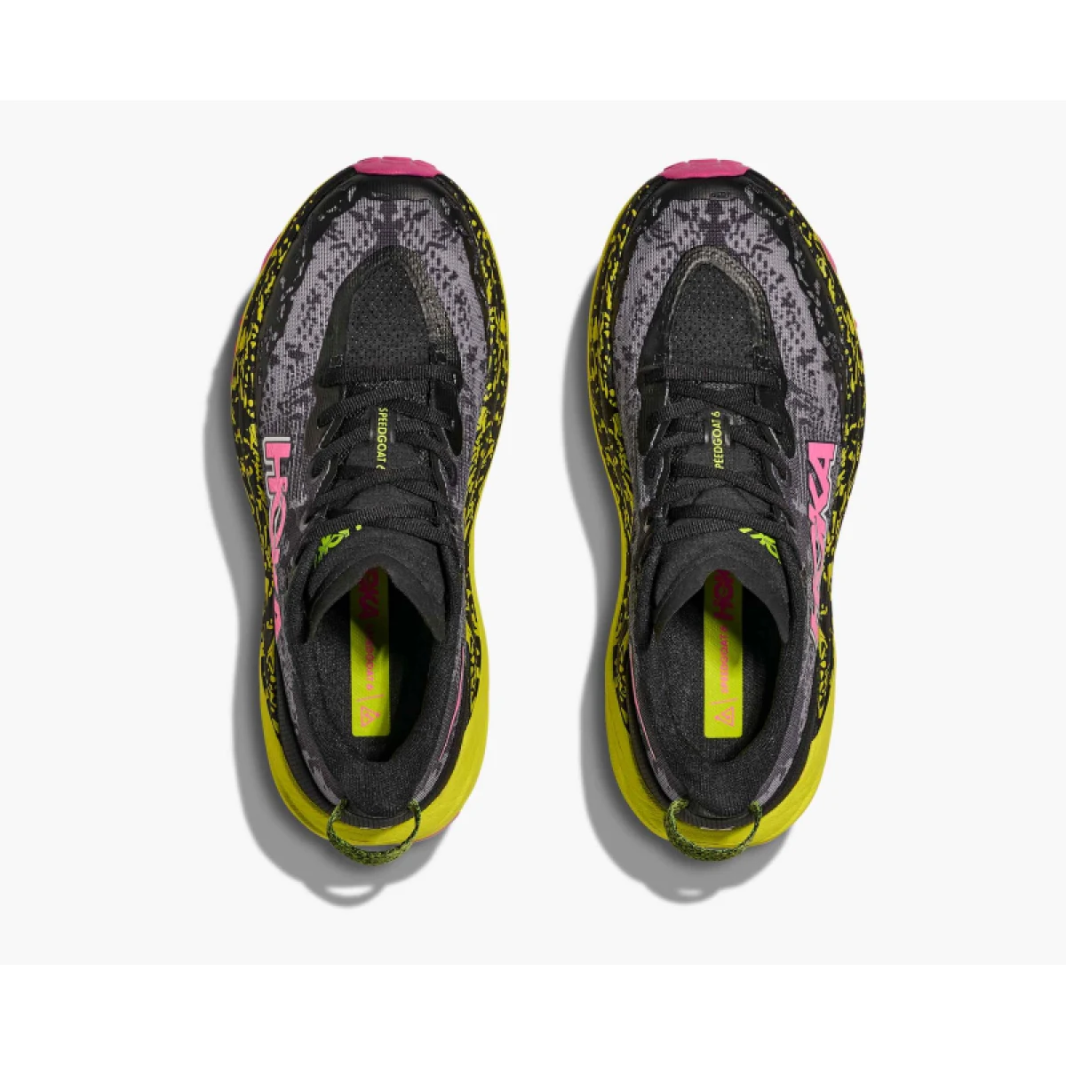 Dámska bežecká trailová obuv HOKA Speedgoat 6 W black neon hoka citrus · záber 5