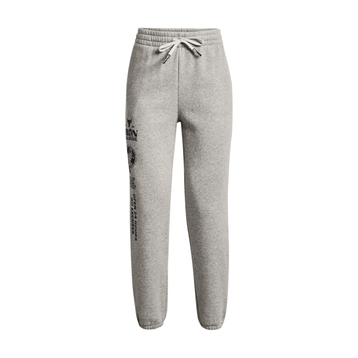 Pánské tepláky UNDER ARMOUR PROJECT ROCK UA PROJECT ROCK Hm Gym Flc Pant-GRY · záber 5