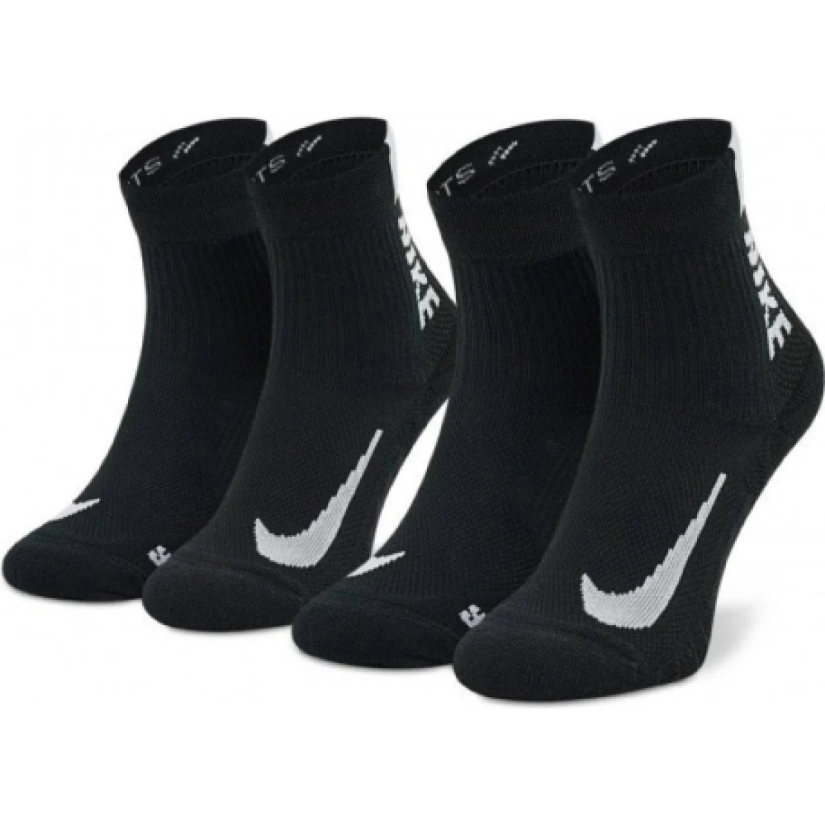 Ponožky NIKE 2 PACK-NK MLTPLIER ANKLE-Black · záber 1