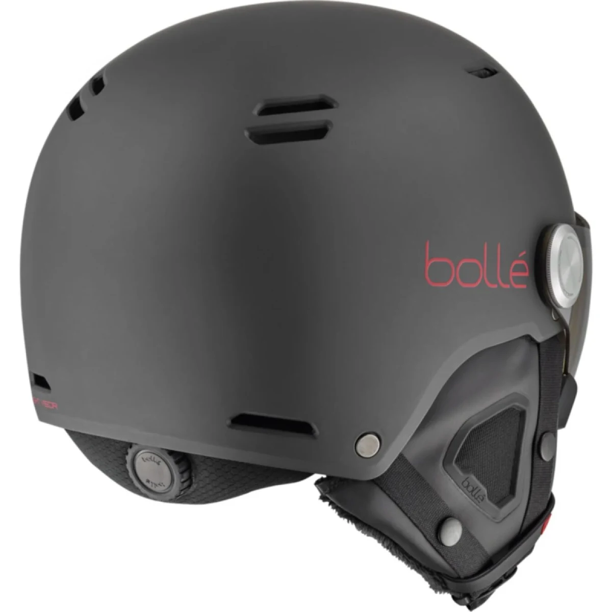 Lyžiarska prilba so štítom BOLLE Might Visor-Titanium Red Matte - Brown Gun Cat 2 - Veľkosť: 2600 | Hmotnosť: 2600 g · záber 3
