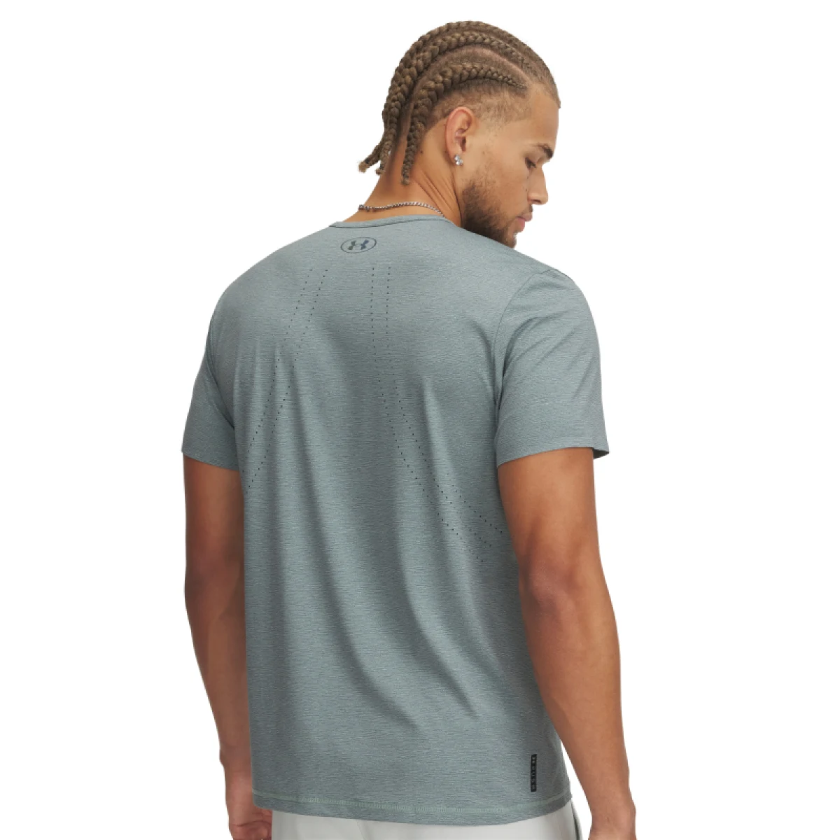 Pánské tréninkové tričko s krátkým rukávem UNDER ARMOUR Vanish Elite Vent Prtd SS-GRN · záber 2