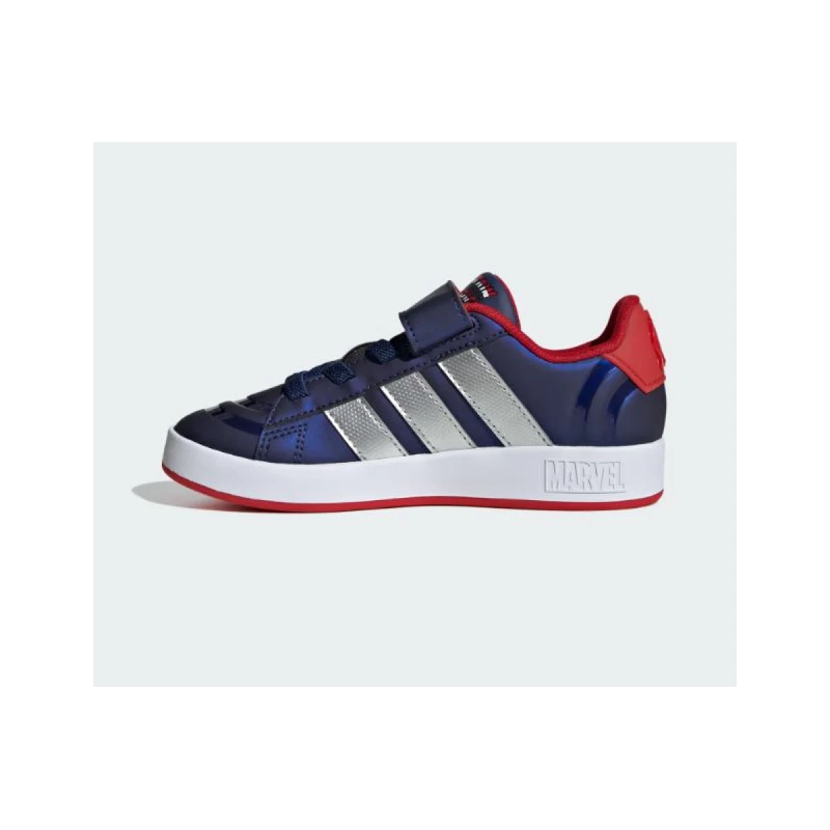 Chlapčenská rekreačná obuv ADIDAS Grand Court Captain America K dark blue matte silver better scarlet · záber 3