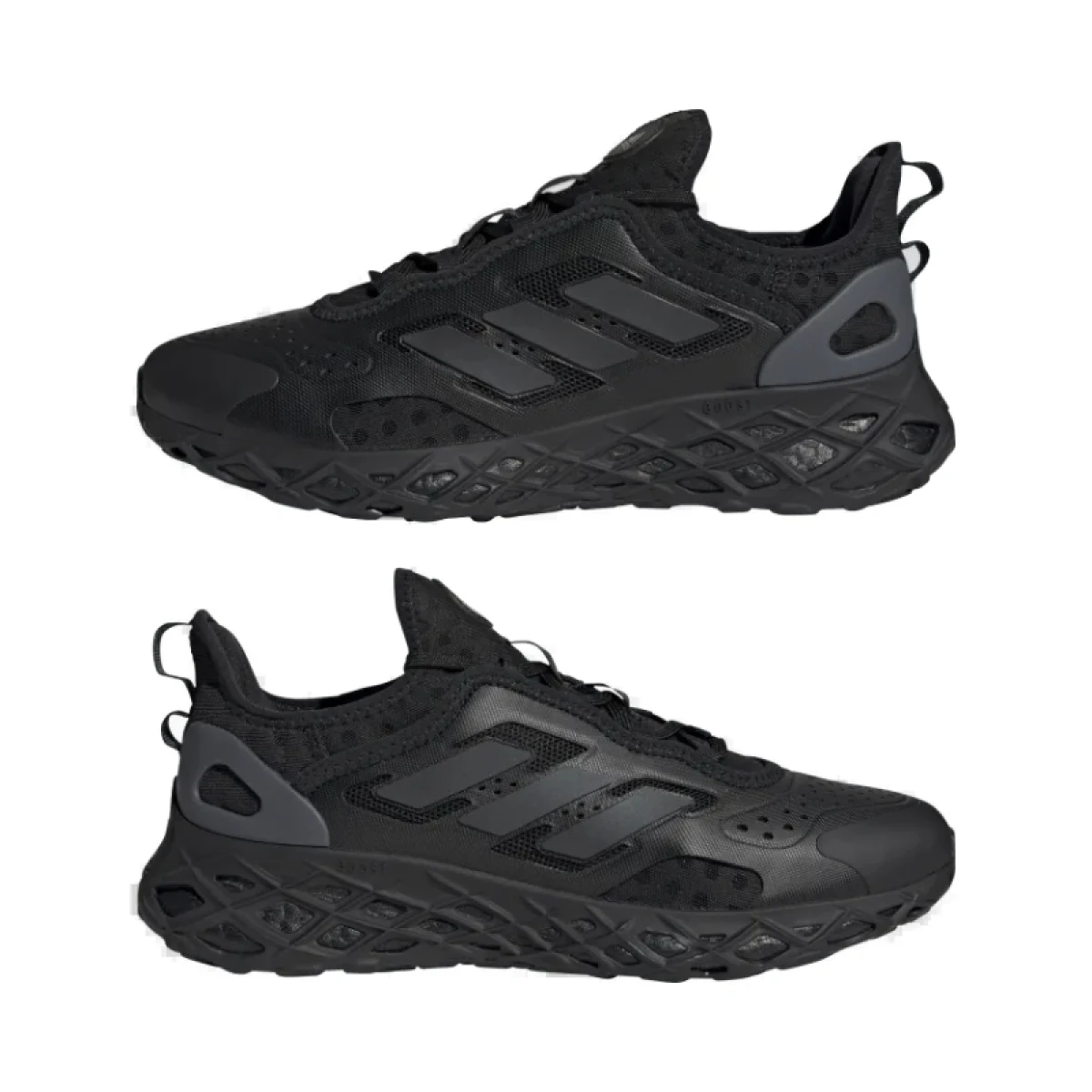 Pánská rekreační obuv ADIDAS Web Boost core black black blue met grey five · záber 3