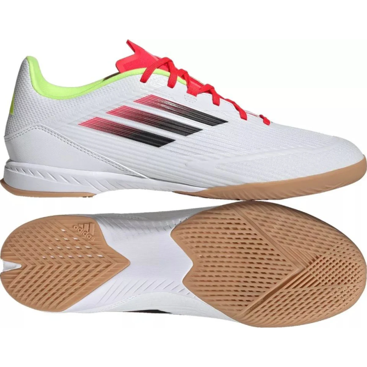 Pánské halové fotbalové kopačky ADIDAS F50 League M IC cloud white core black solar yellow · záber 5
