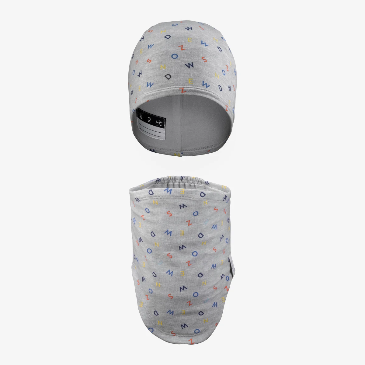 WEDZE Detská čiapka a nákrčník biele XS (50-53 cm) · záber 1