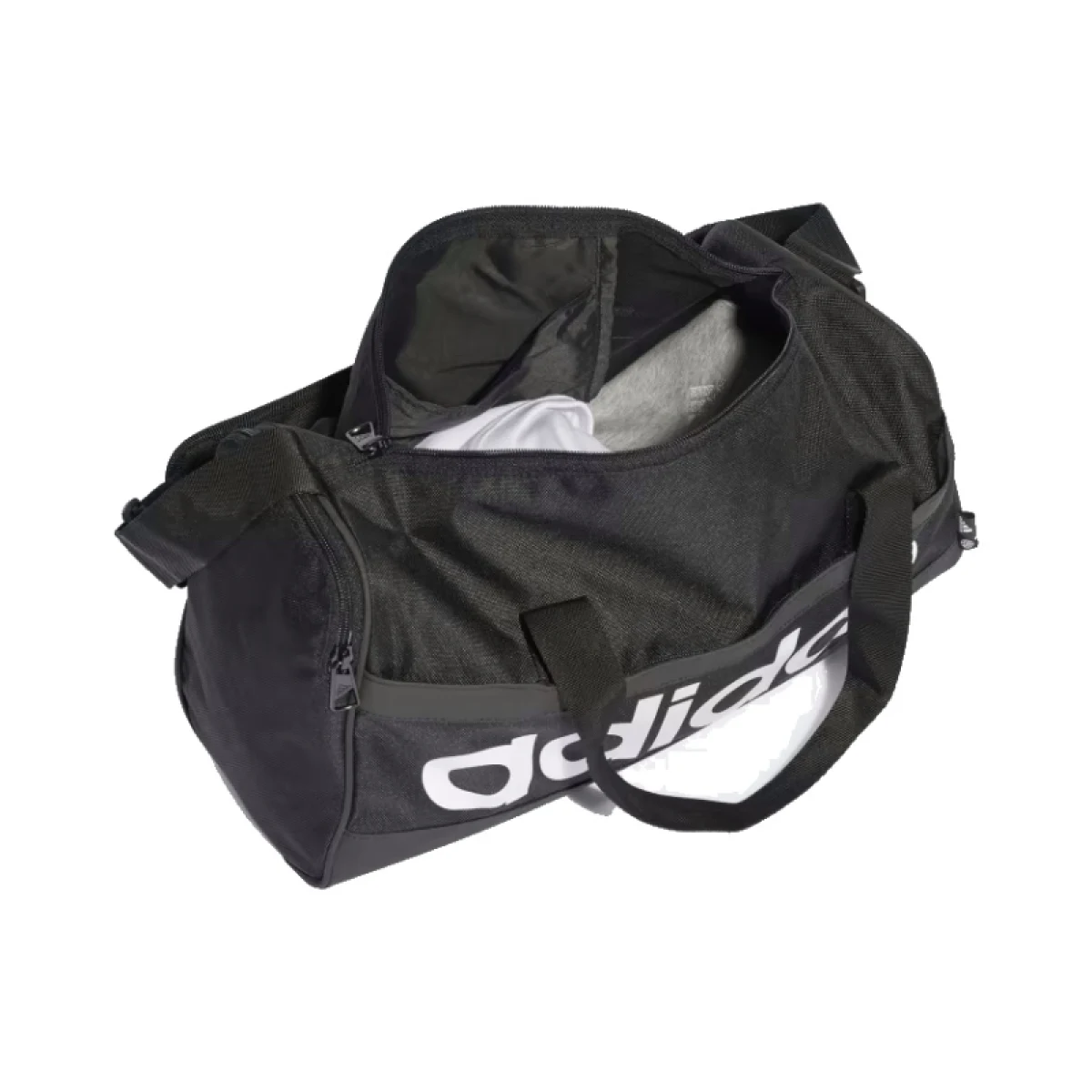 Dámská cestovní taška ADIDAS LINEAR DUF XS BLACK WHITE · záber 4
