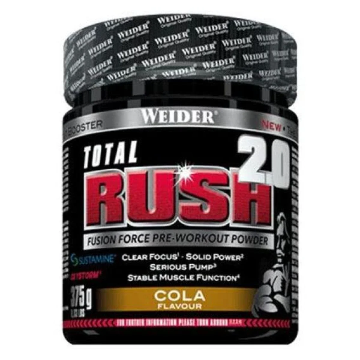 Weider Total Rush 2.0 - Příchuť: Brusinka | Hmotnost: 0,375 kg | Balení: 6 · záber 4