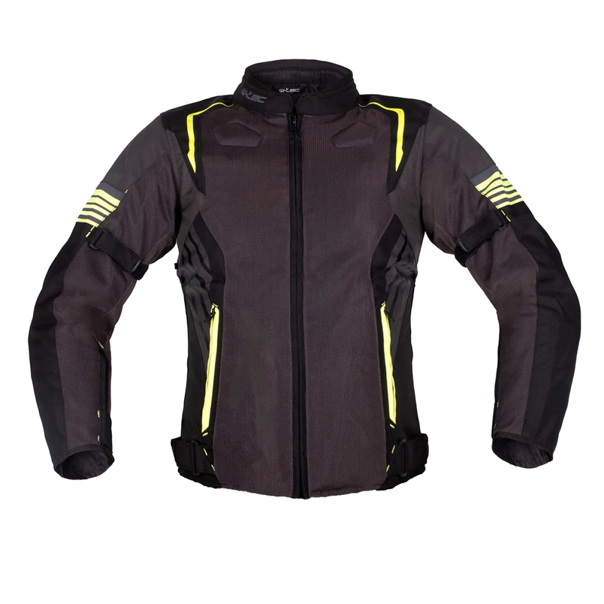 Letná moto bunda W-TEC Pelyes Farba šedá-fluo, · záber 1