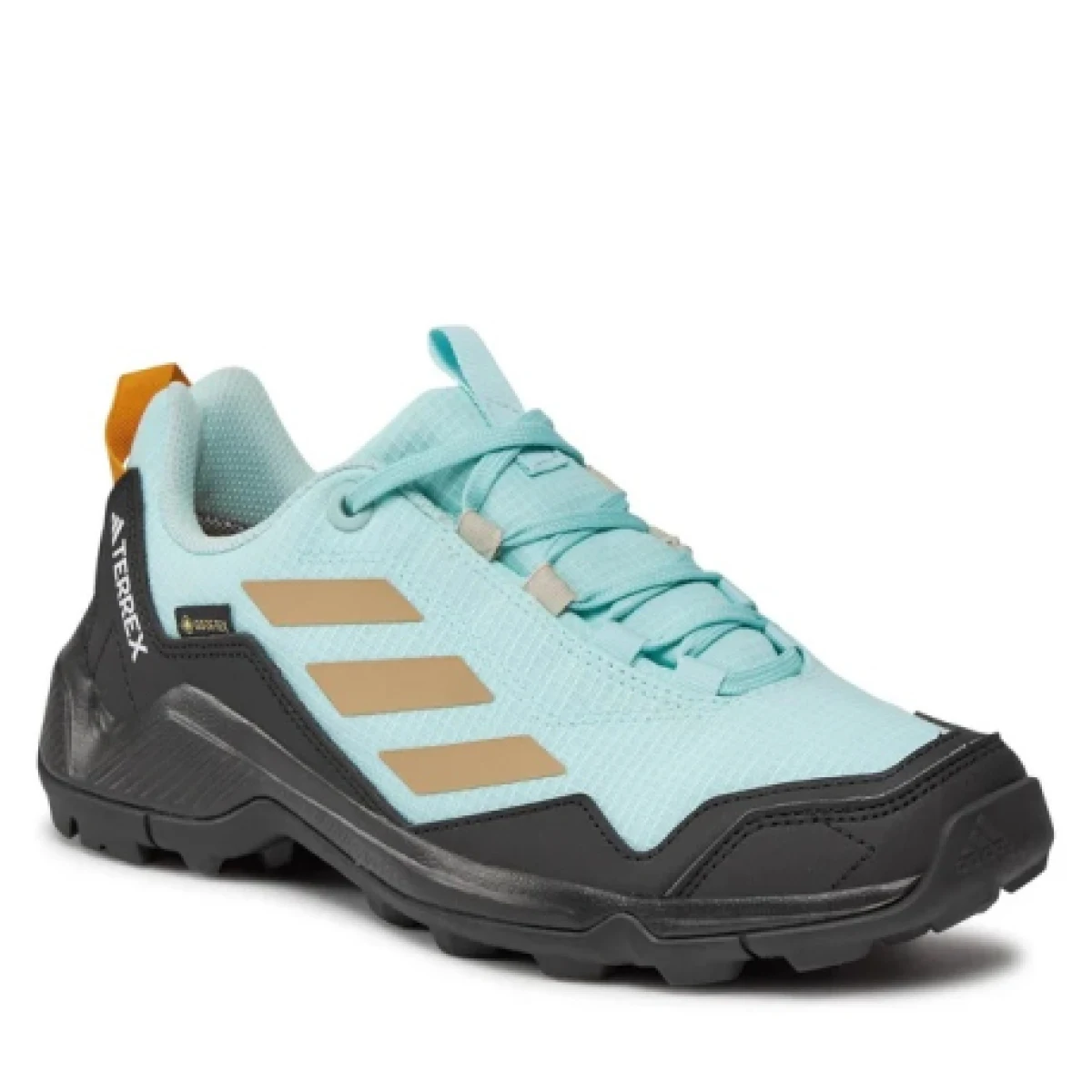 Dámská nízká turistická obuv ADIDAS Terrex Eastrail GTX flash aqua wonder beige preloved yellow · záber 1