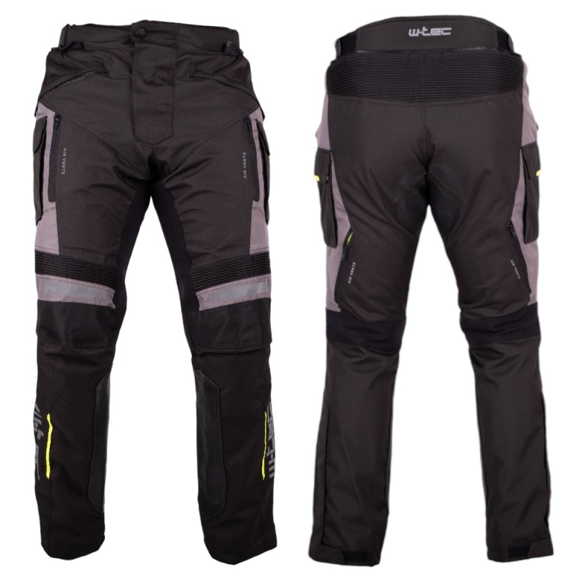 Moto nohavice W-TEC Smackton - Veľkosť: XXL | Farba: Čierna · záber 1