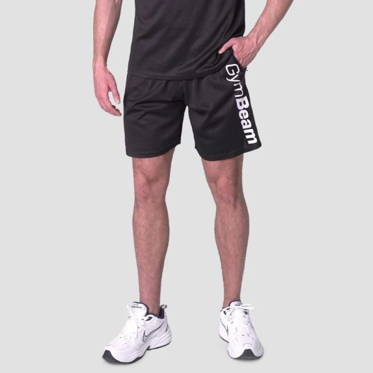 Мъжки шорти Mesh Essence Black - GymBeam - Размер: XXL | Тегло: 0,215 g | Опаковка: 75 · záber 1