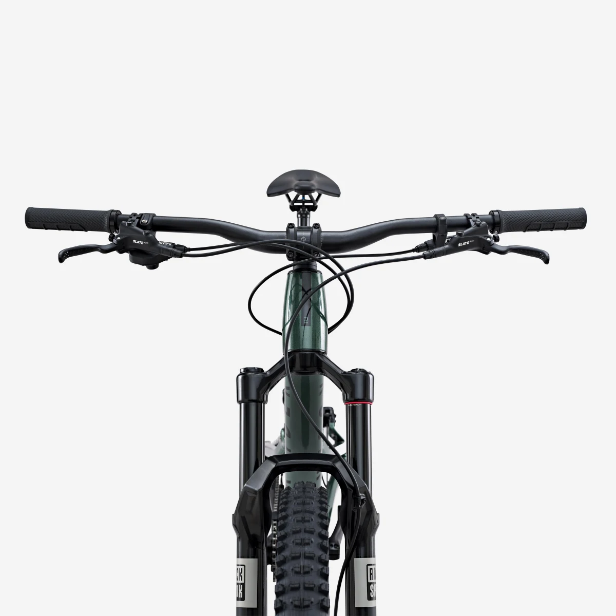 ROCKRIDER Horský bicykel All Mountain FEEL 700 S zelený XL (185-200 cm) · záber 2