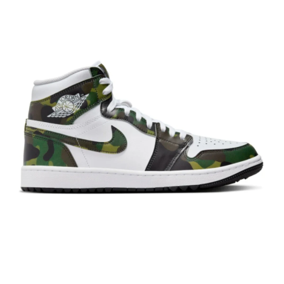 Pánská vycházková obuv NIKE Golf Air Jordan 1 High Golf white legion green black · záber 1