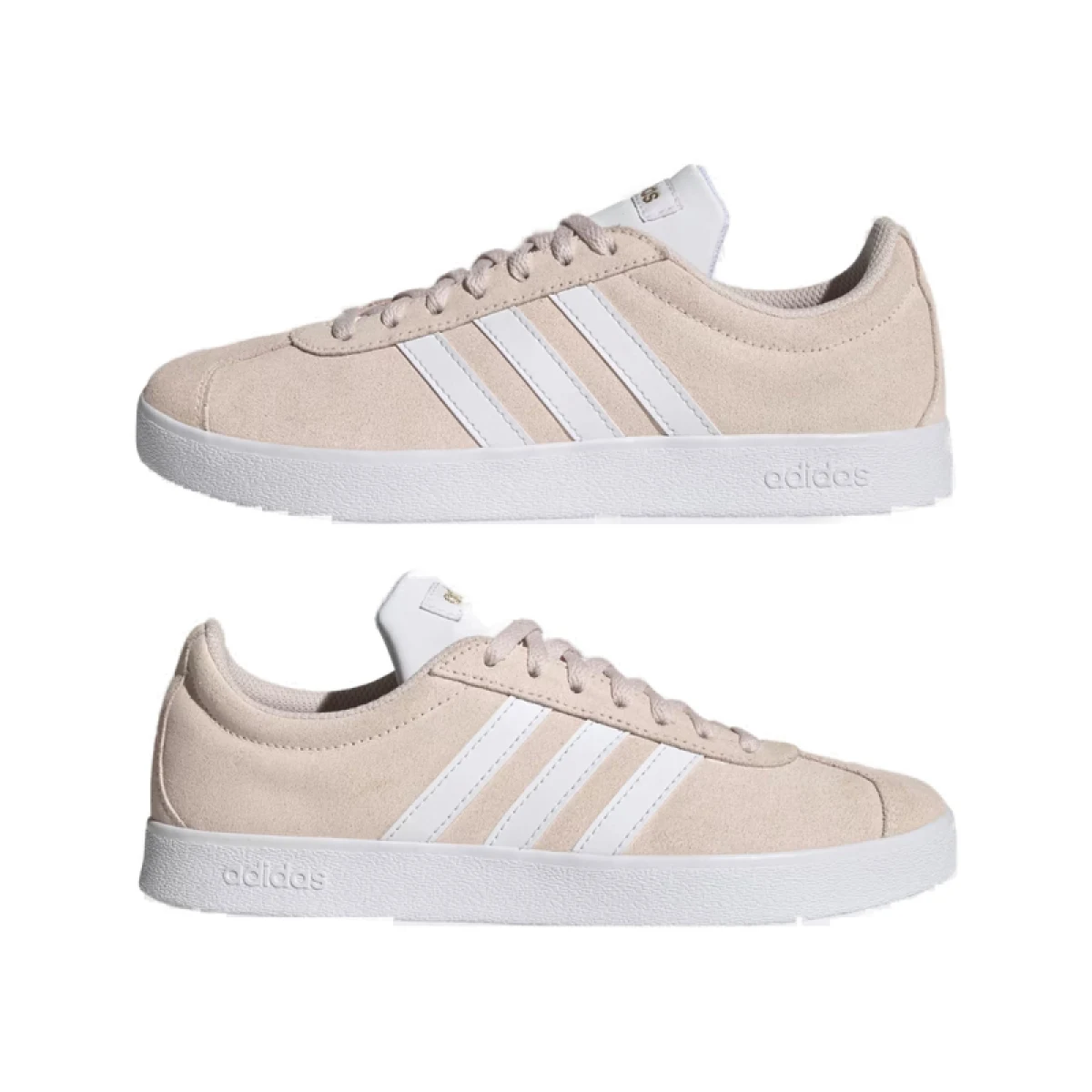 Dámská vycházková obuv ADIDAS VL Court 2.0 wonder quartz cloud white gold metallic · záber 3