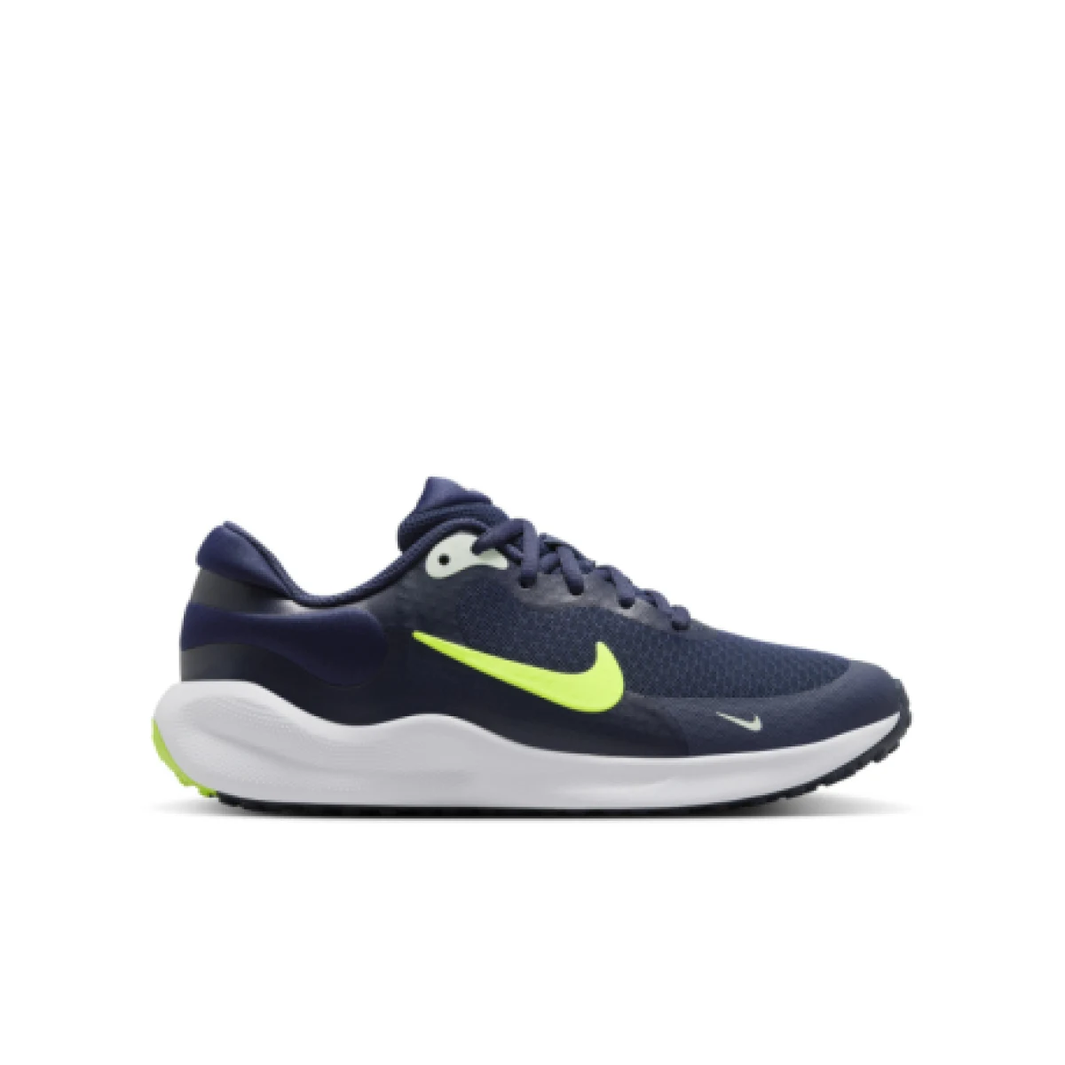 Chlapecká sportovní obuv (tréninková) NIKE Revolution 7 Jr midnight navy volt tint white · záber 1