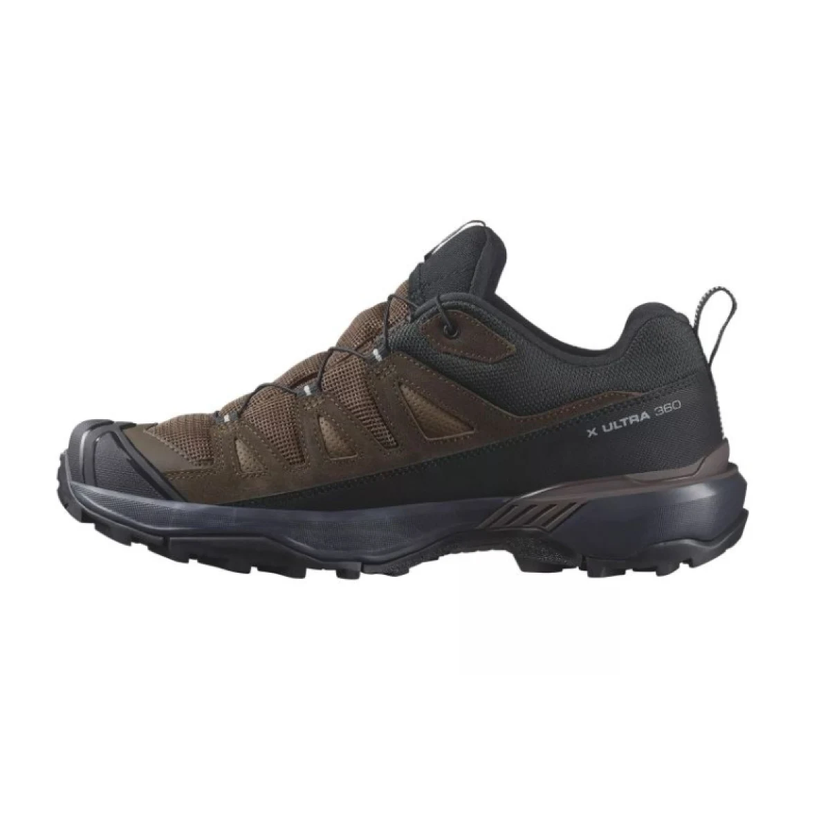 Pánska nízka turistická celokožená obuv SALOMON X Ultra 360 LTR GTX M dark earth delicioso sharkskin · záber 2