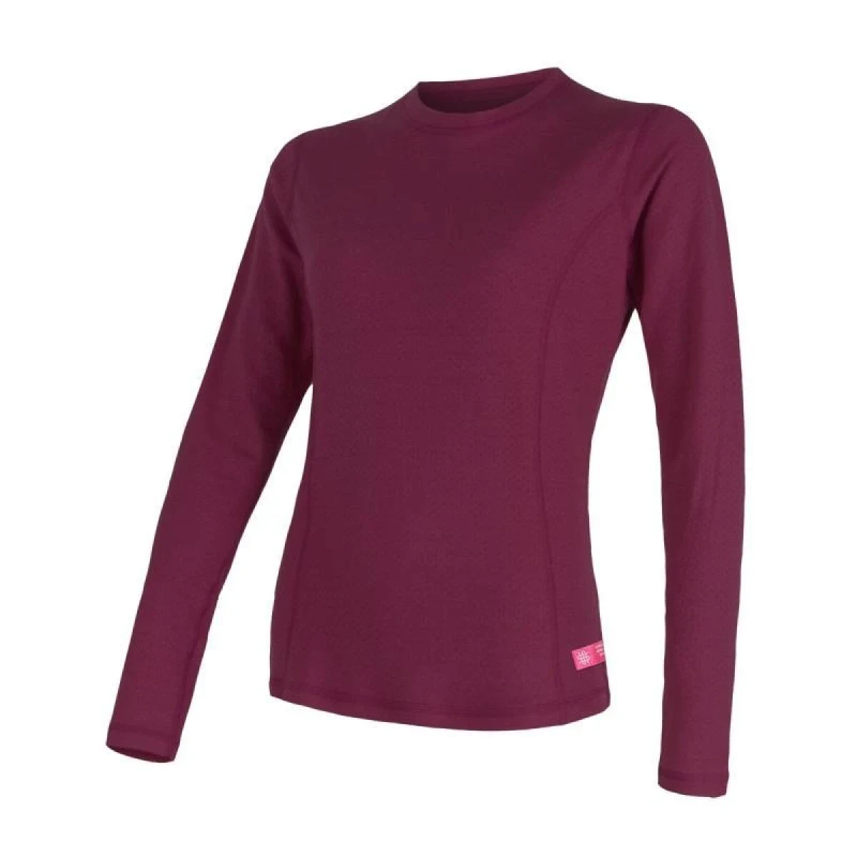 Sensor Merino Df Zip Lilla - Velikost: S | Barva: fialová · záber 1