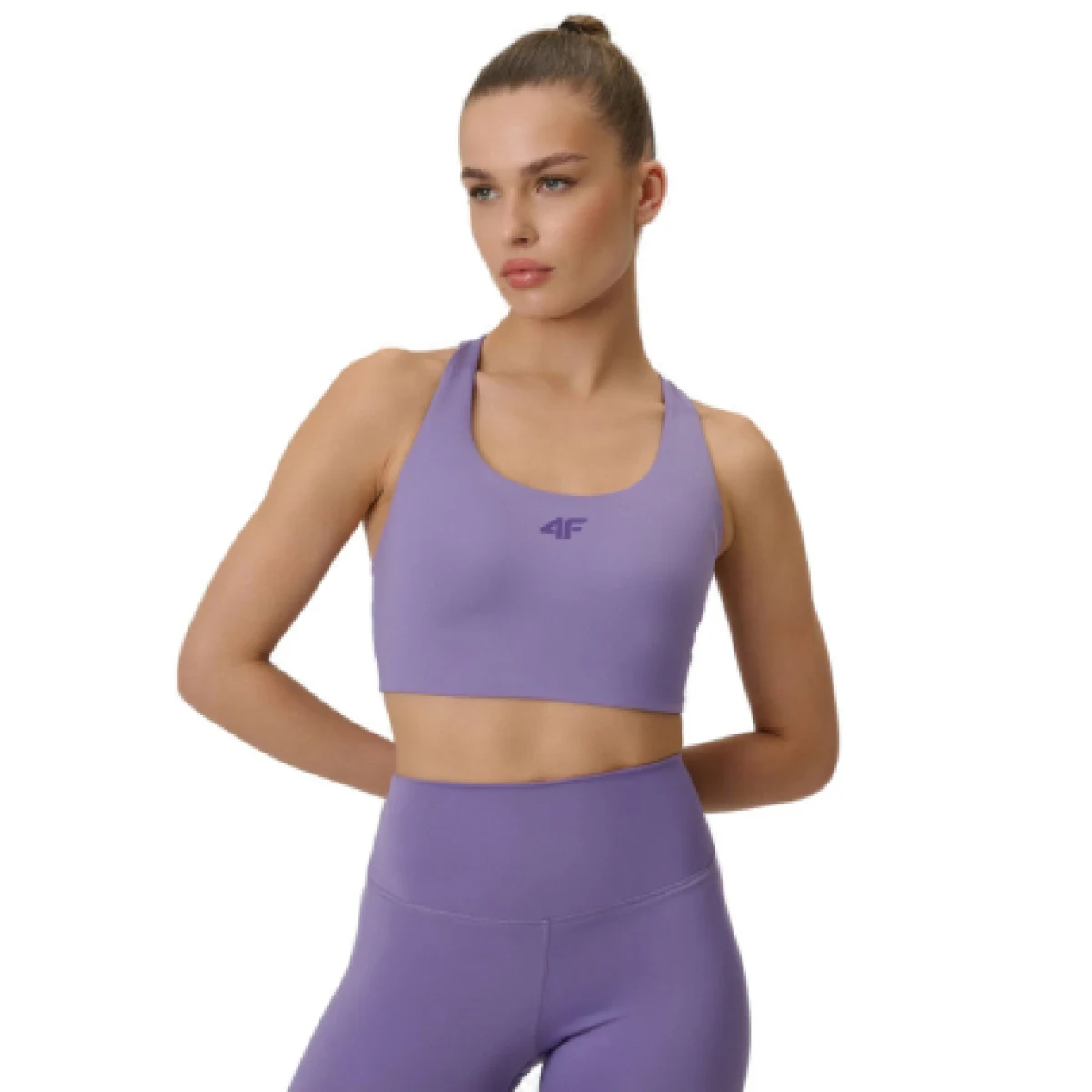 Dámska tréningová športová podprsenka 4F SPORT BRA F222-51S-VIOLET · záber 1