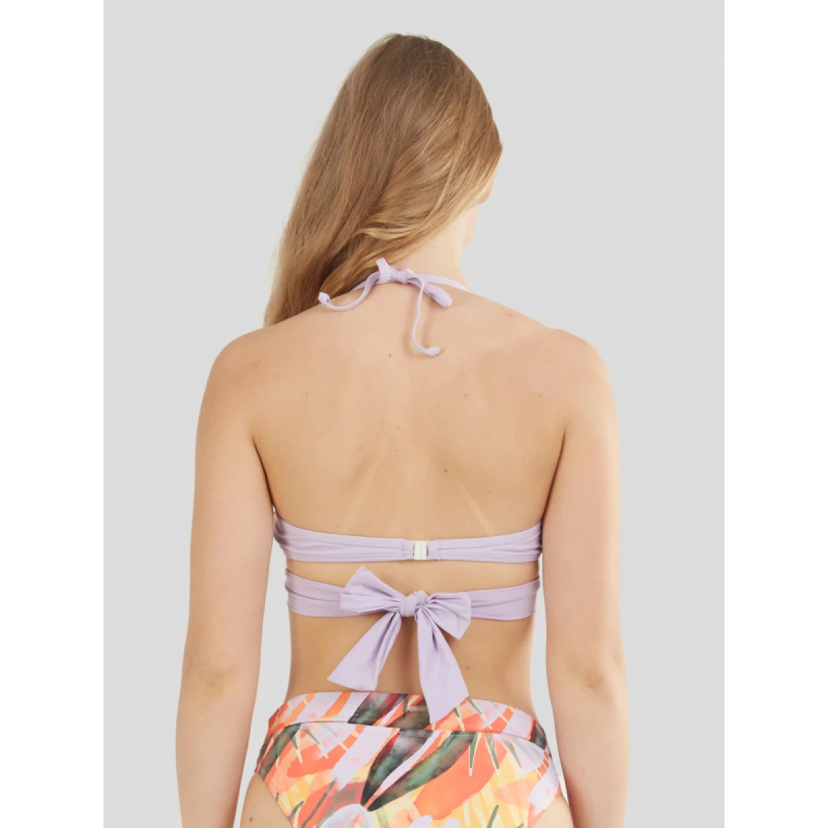 Dámské plavky FUNDANGO Lola Twisted Top-333-soft lilac · záber 3