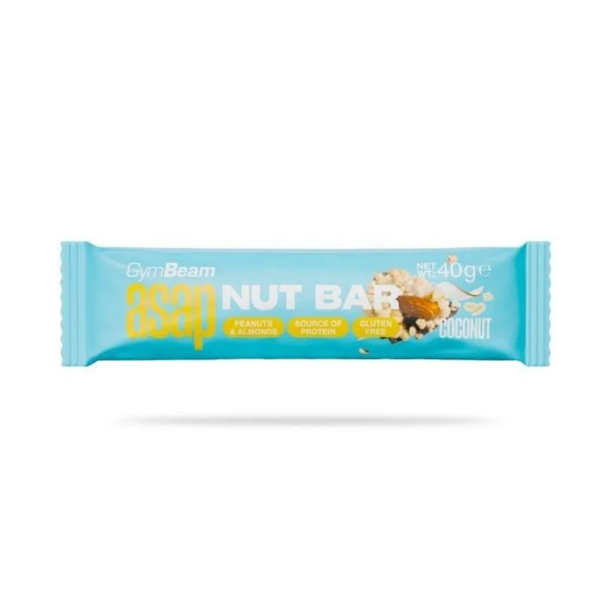 GymBeam ASAP Nut Bar - Příchuť: Kokos | Hmotnost: 0,04 kg | Balení: 24 · záber 5