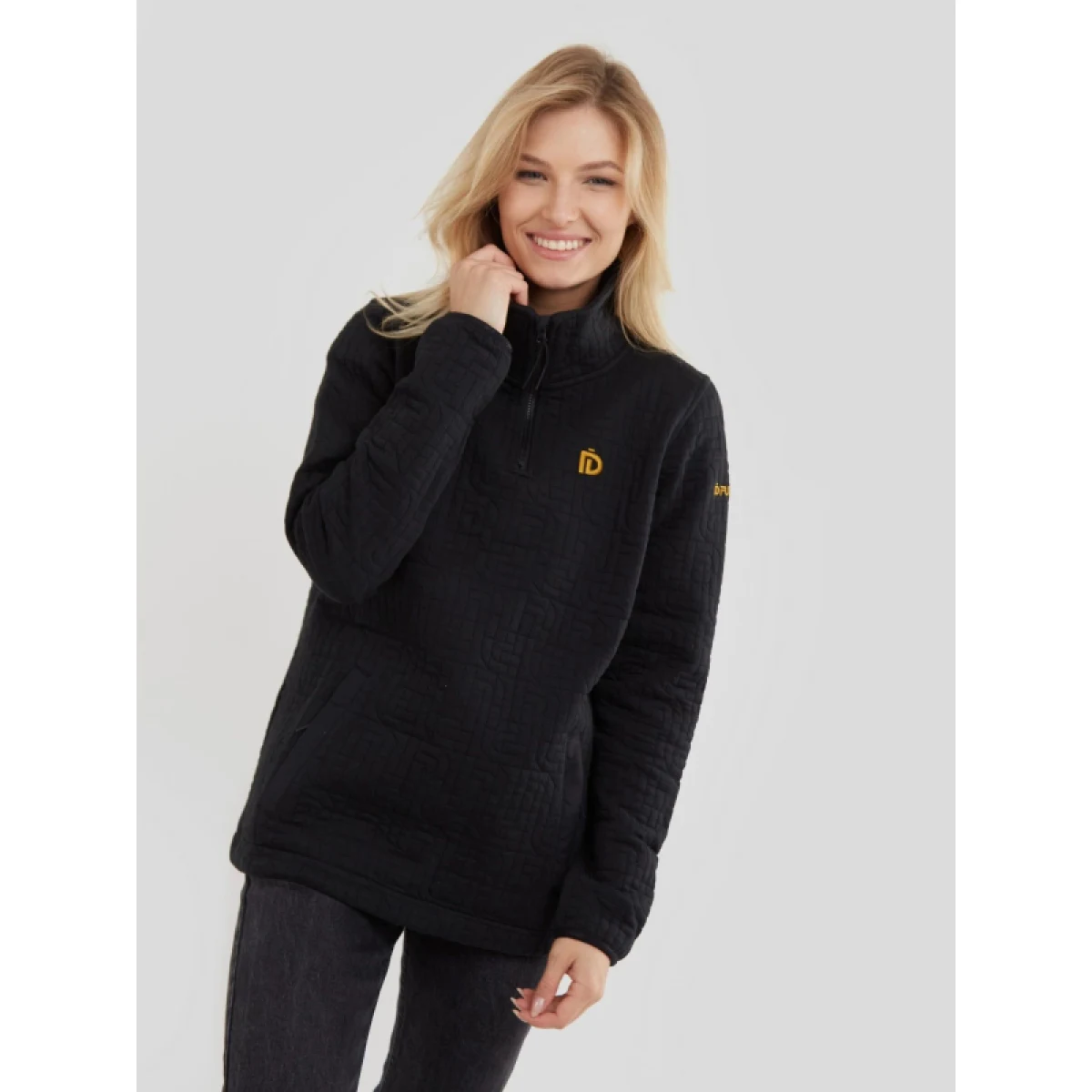 Dámská mikina FUNDANGO Charlize Pullover-890-black · záber 2