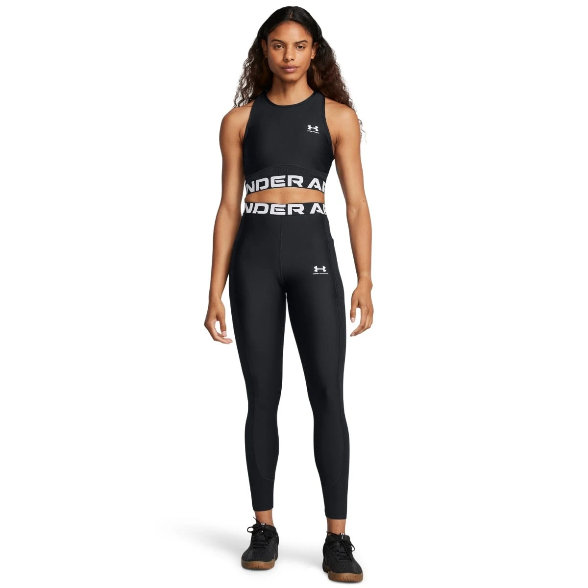 Under Armour Dámské legíny HeatGear Rib Legging Black - Velikost: L | Barva: Čierna | Hmotnost: 1,77 kg · záber 4