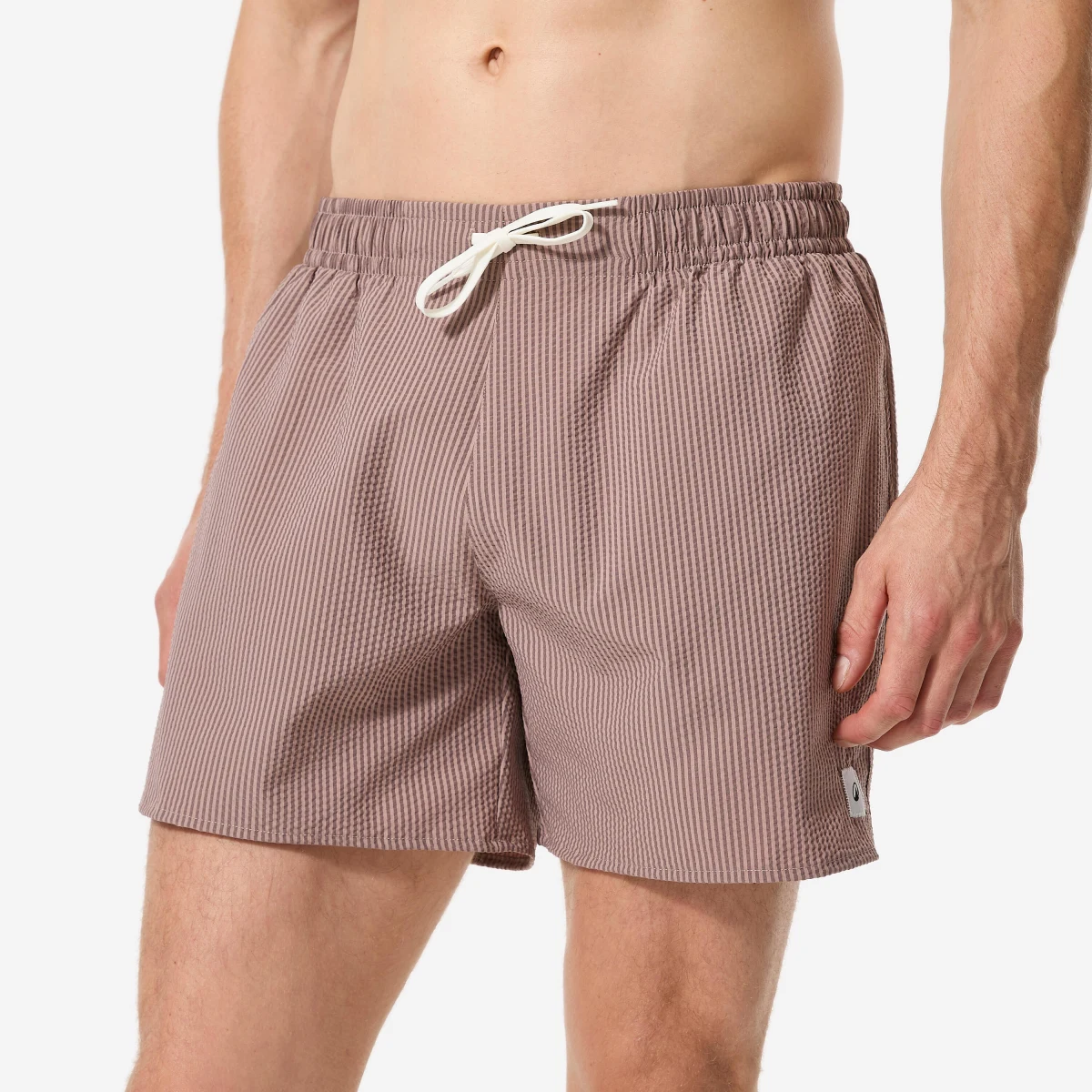 DECATHLON Pánske boardové šortky 100 textúrované hnedé 2XL · záber 1